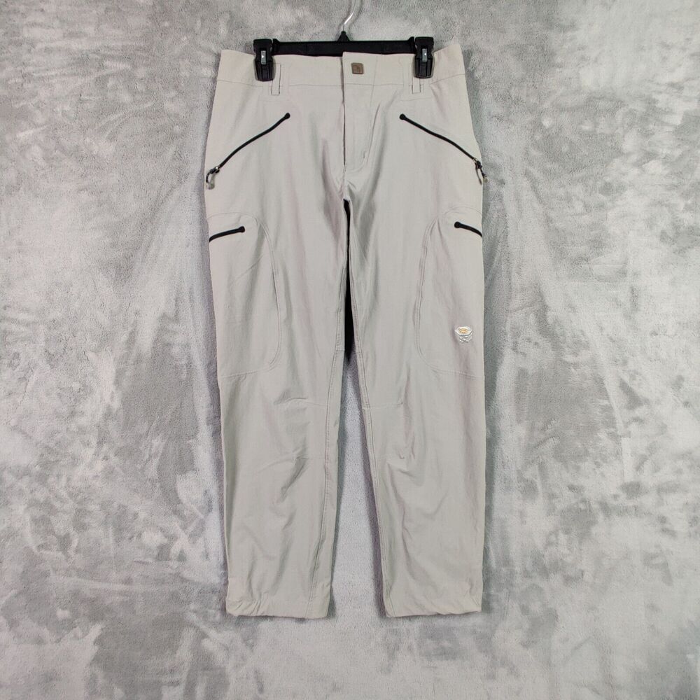 Mountain Hard Wear Pants Men M Gray Straight Hiking Climbing Outdoor Solid 30x29